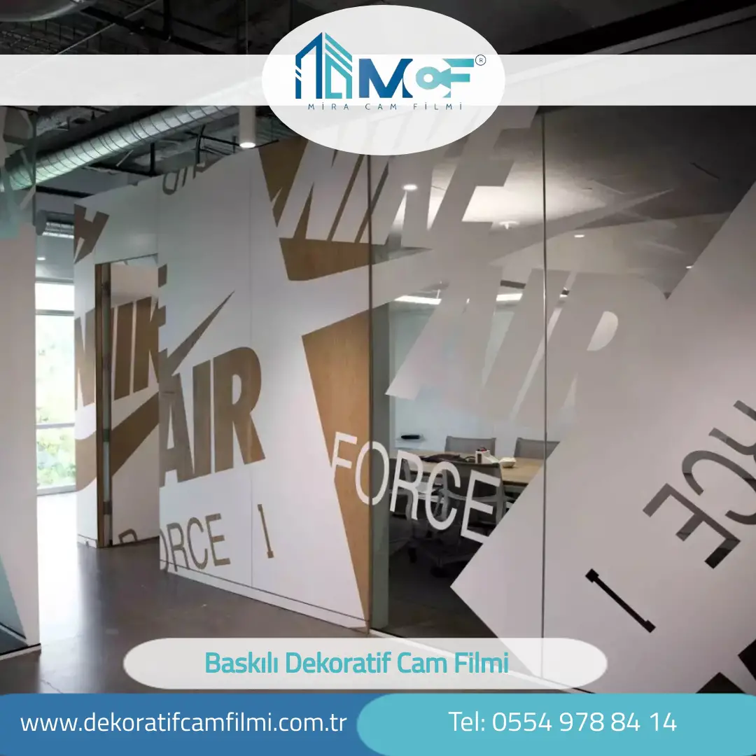 Baskılı Dekoratif Cam Filmi